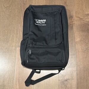 eBags TLS Professional Slim Laptop Backpack Black Orange EB2146-16 Fits 17"